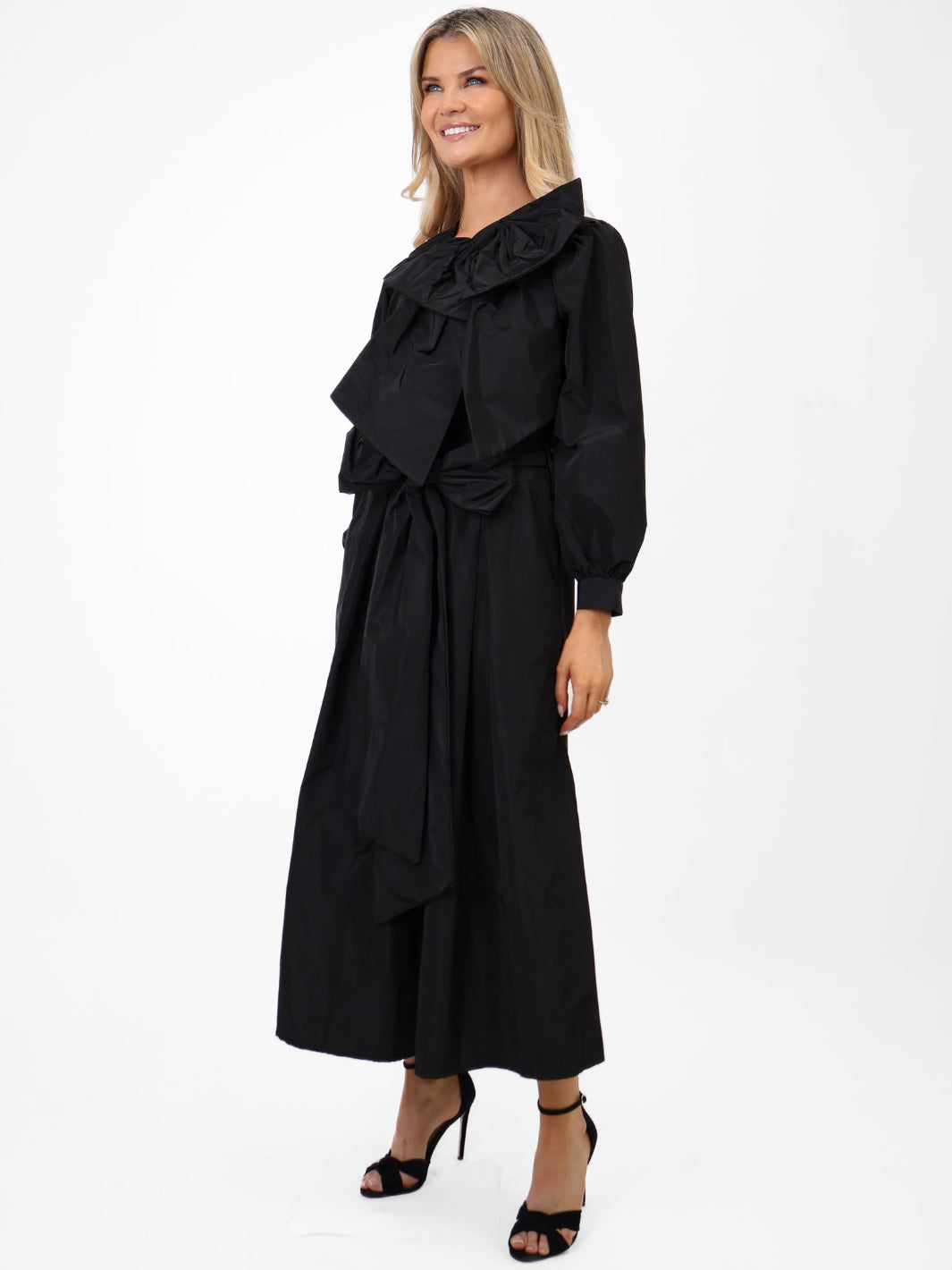 Kate & Pippa Blair Taffeta Skirt In Black-Kate & Pippa Autumn/Winter Ladies Clothing