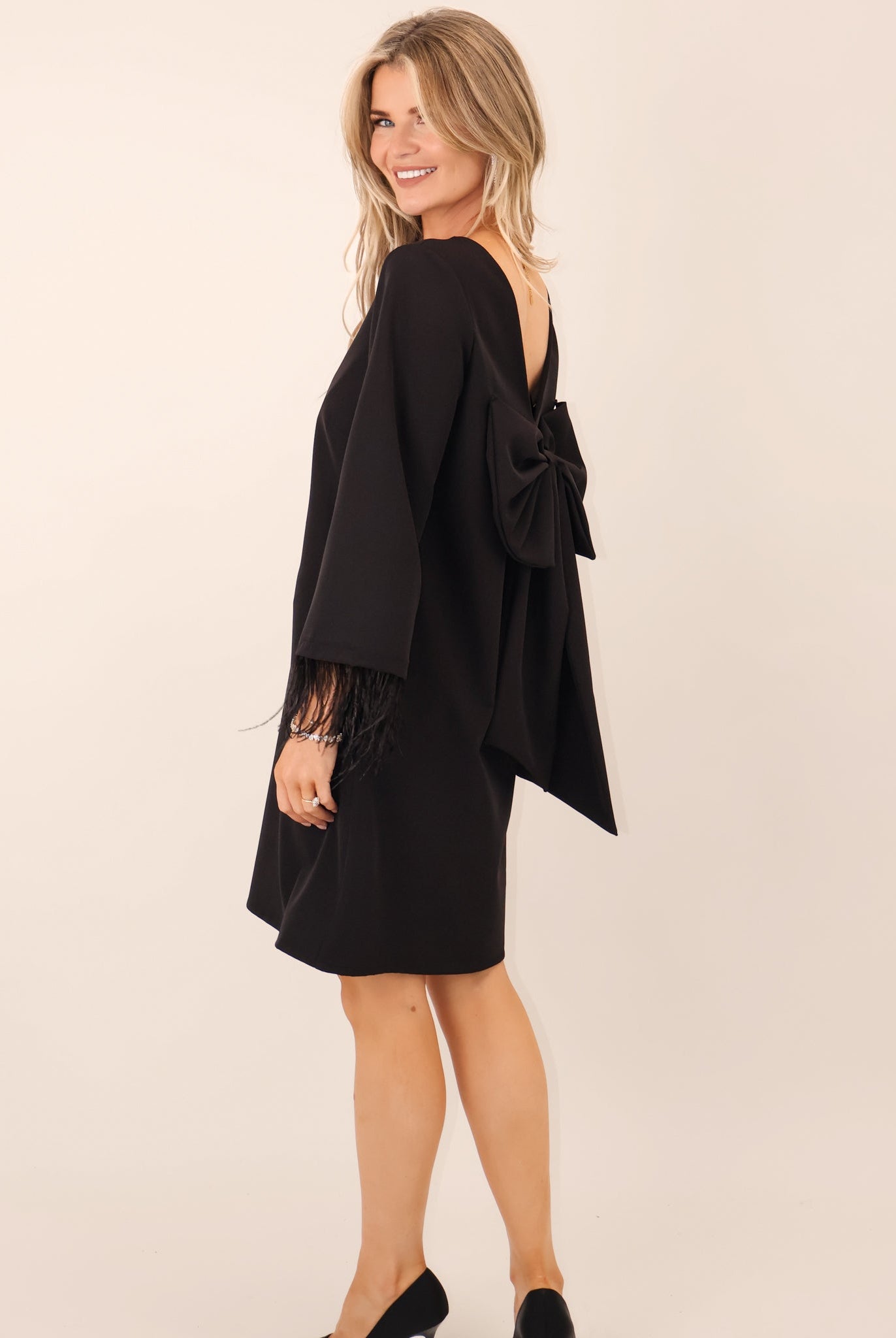 Kate & Pippa Dakota Mini Dress In Black-Kate & Pippa