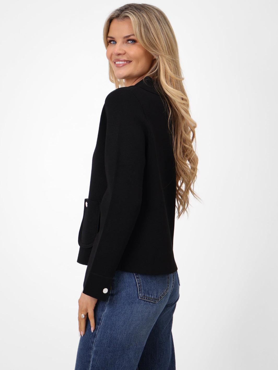 Kate & Pippa Emily Cardigan In Black-Kate & Pippa Autumn/Winter Ladies Clothing
