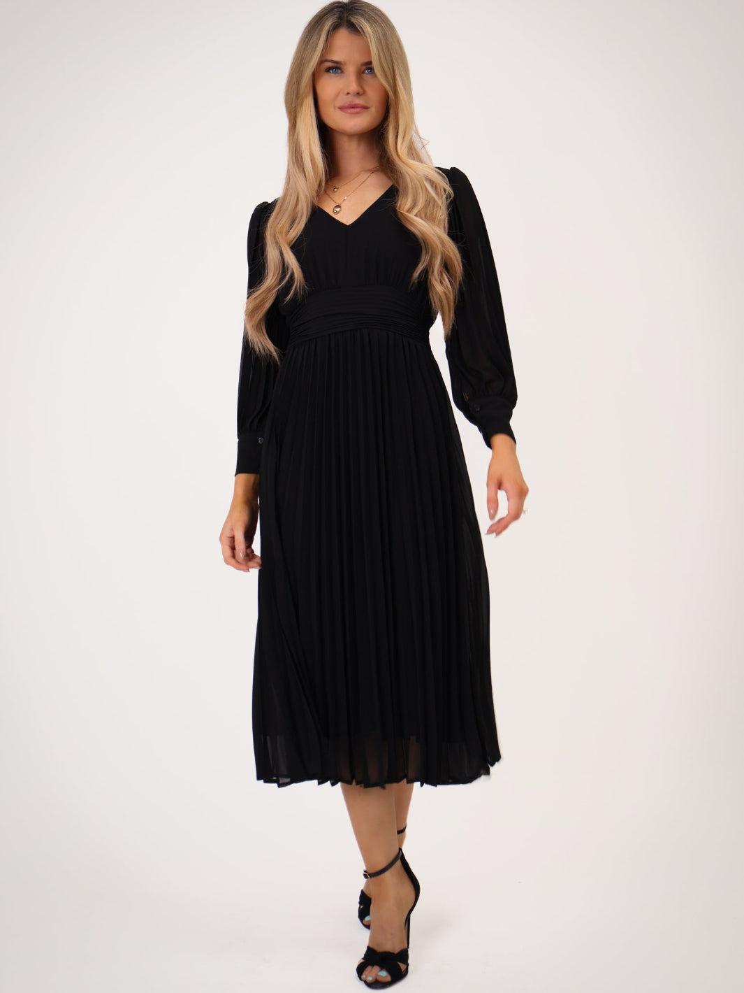 Kate & Pippa Hannah Dress In Black-Kate & Pippa Autumn/Winter Ladies Clothing
