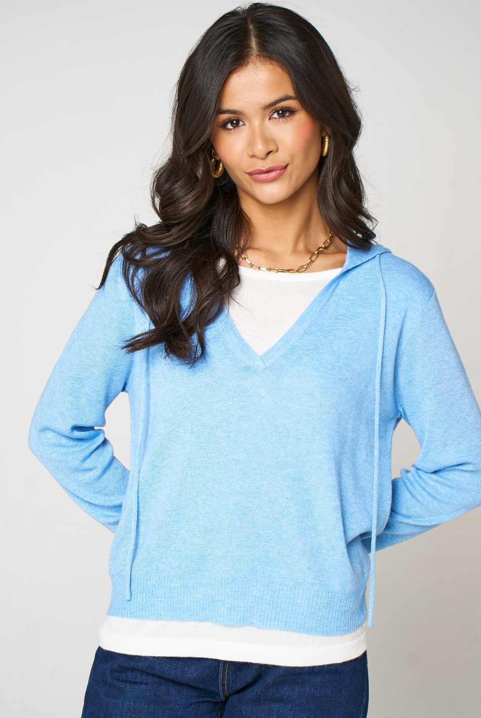 Kate & Pippa Juno Jumper In Blue-Kate & Pippa