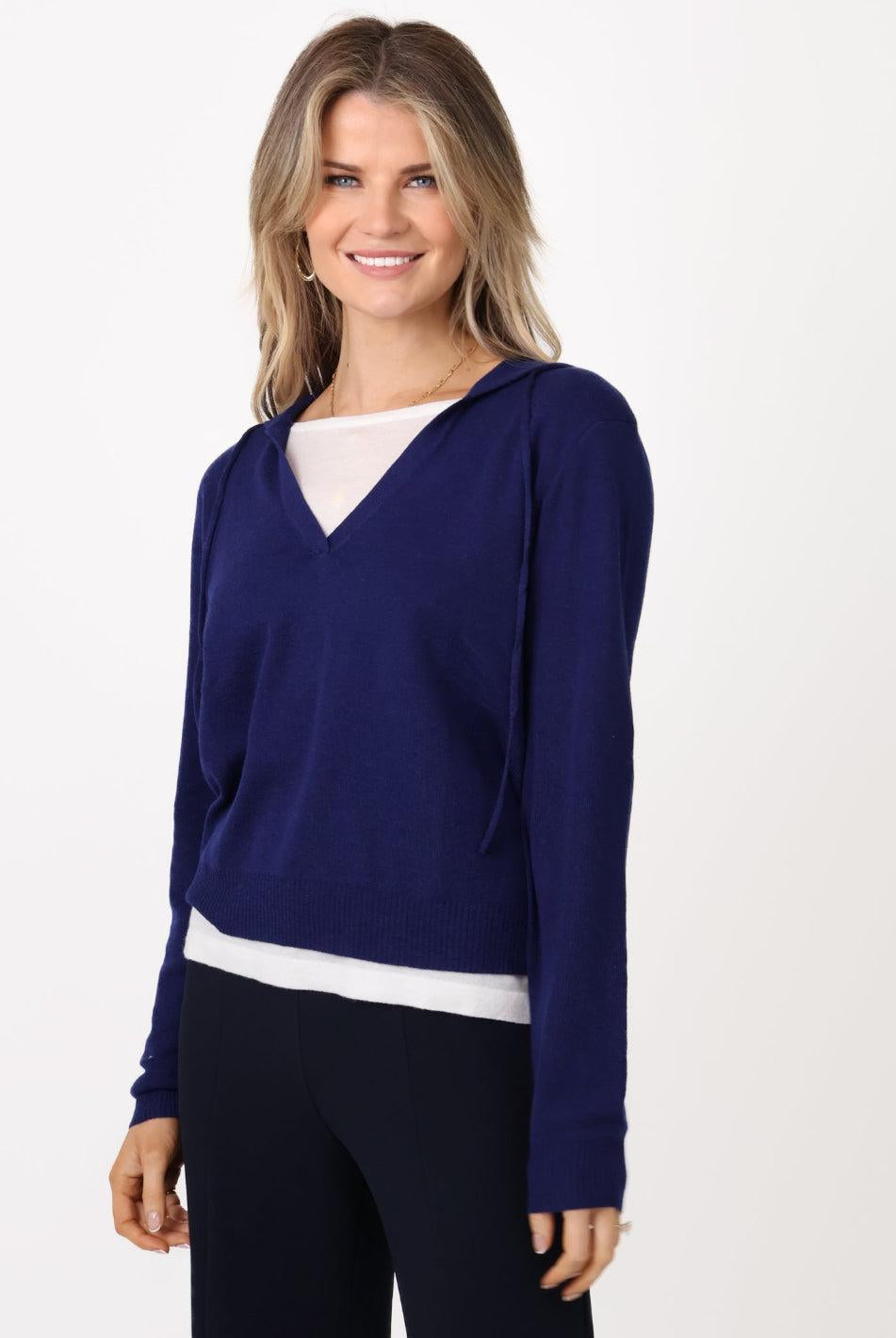 Kate & Pippa Juno Jumper In Navy-Kate & Pippa