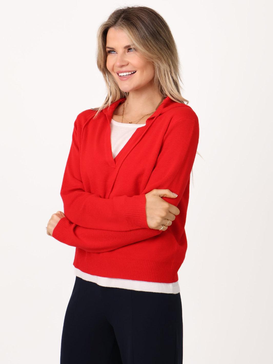 Kate & Pippa Juno Jumper In Red-Kate & Pippa