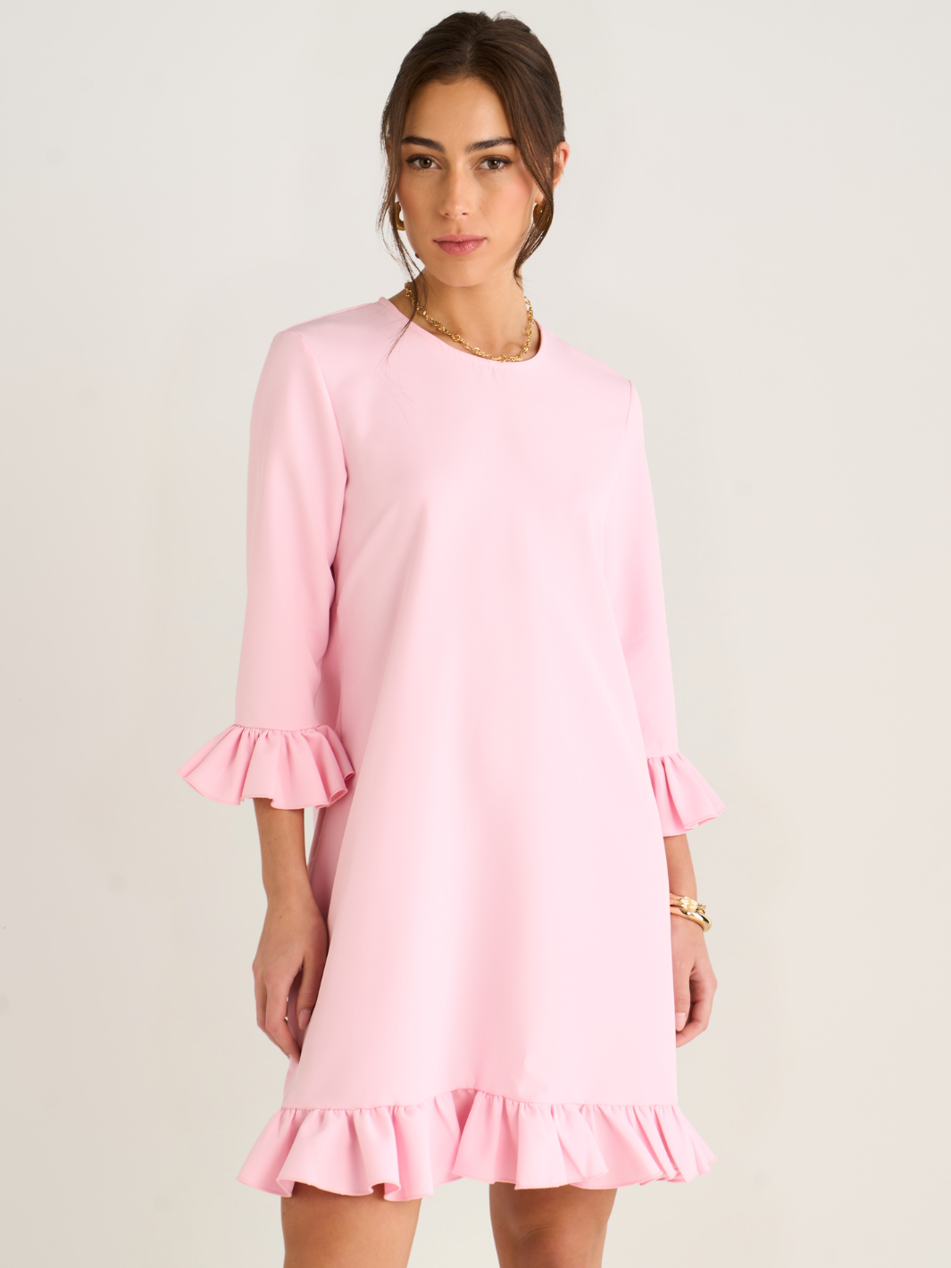 Kate & Pippa Olivia Mini Dress In Pink-Kate & Pippa