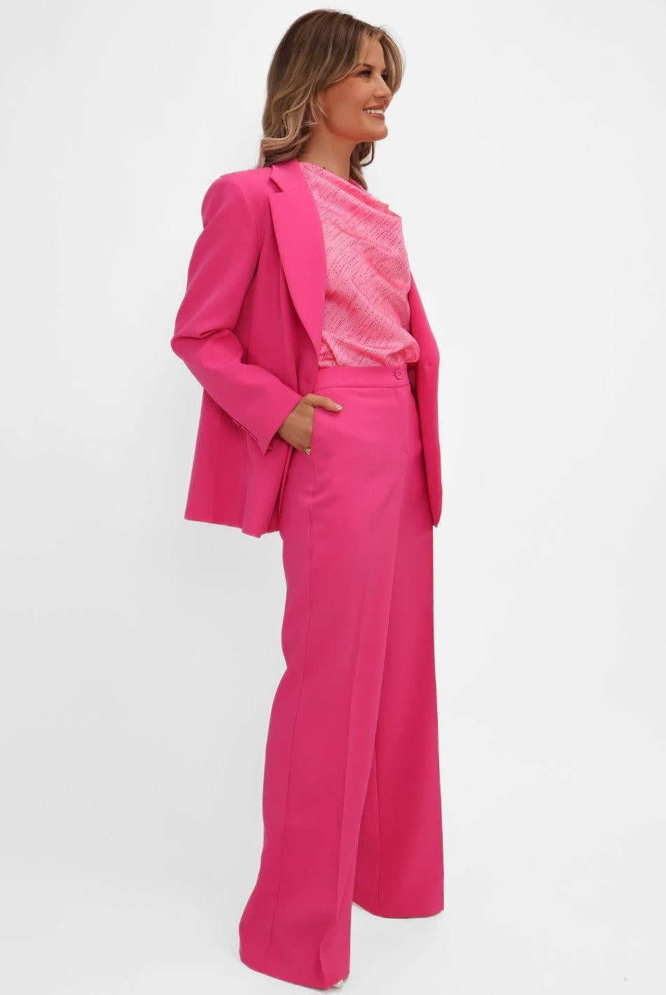 Kate & Pippa Palermo Trousers In Fuchsia Pink-Kate & Pippa