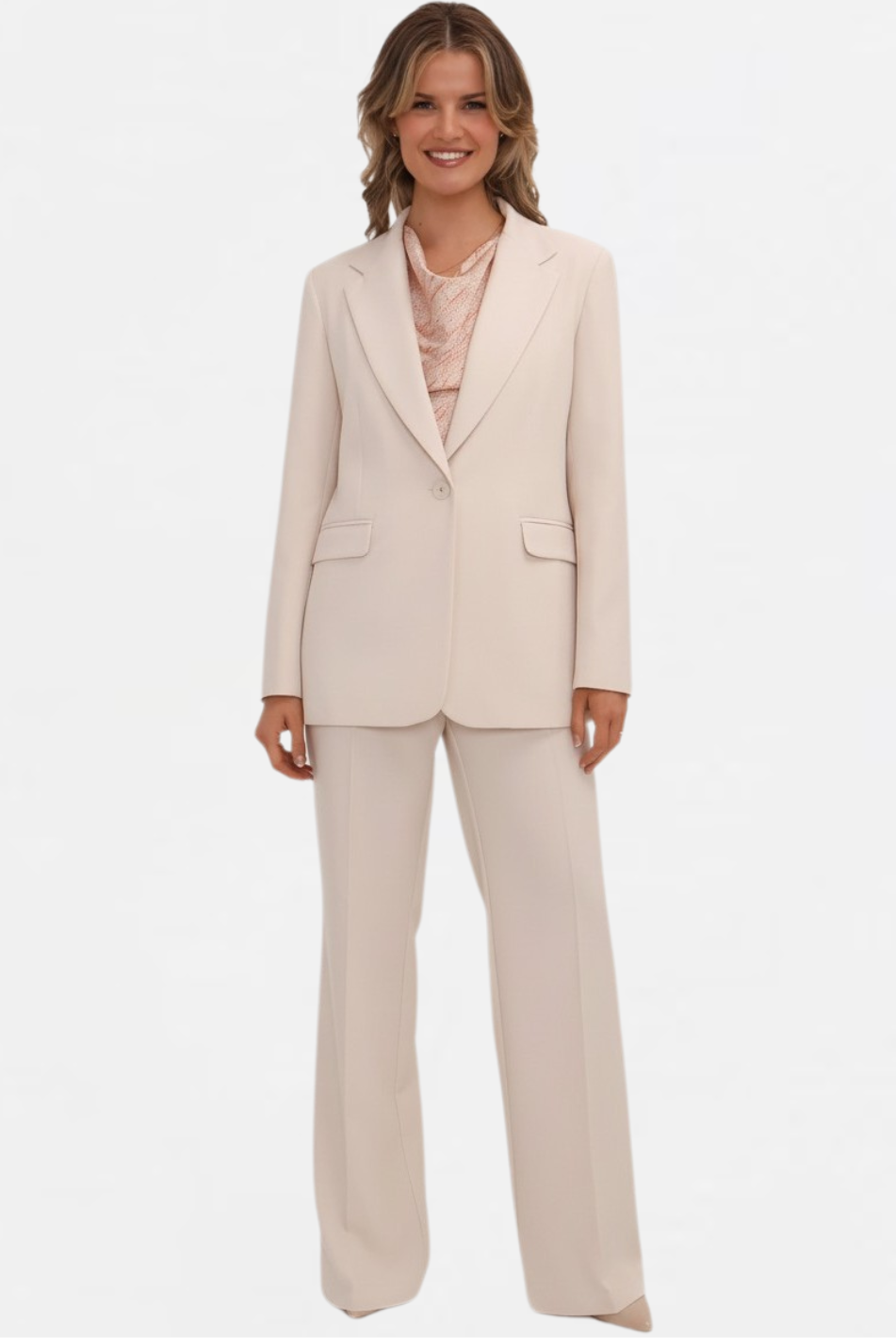 Kate & Pippa Palermo Trousers In Light Beige-Kate & Pippa