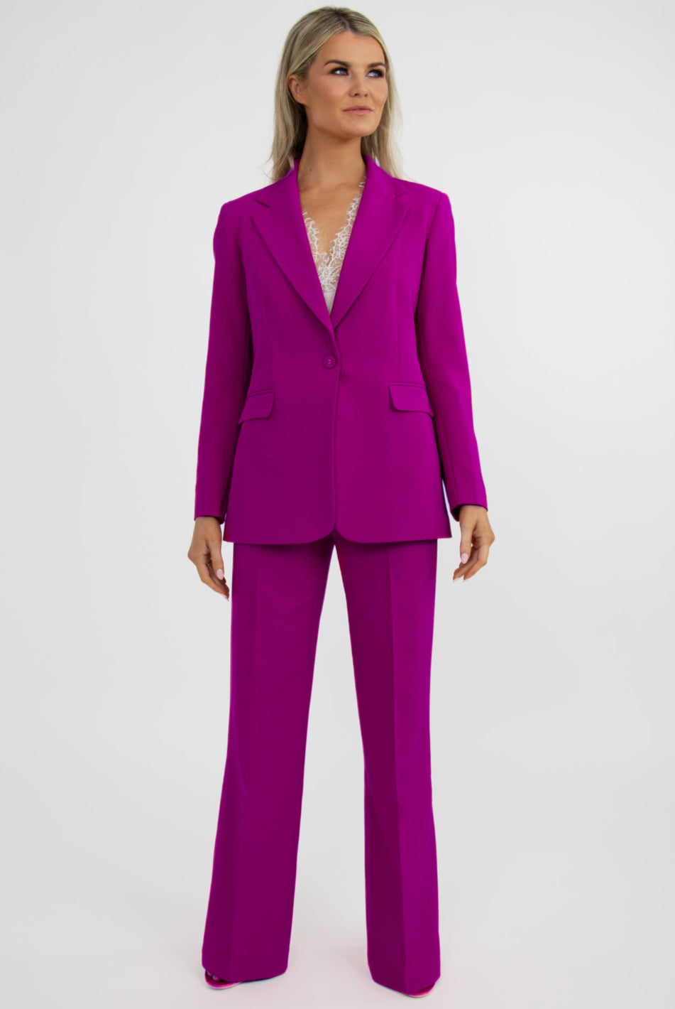Kate & Pippa Palermo Trousers In Magenta-Kate & Pippa Autumn/Winter Ladies Clothing