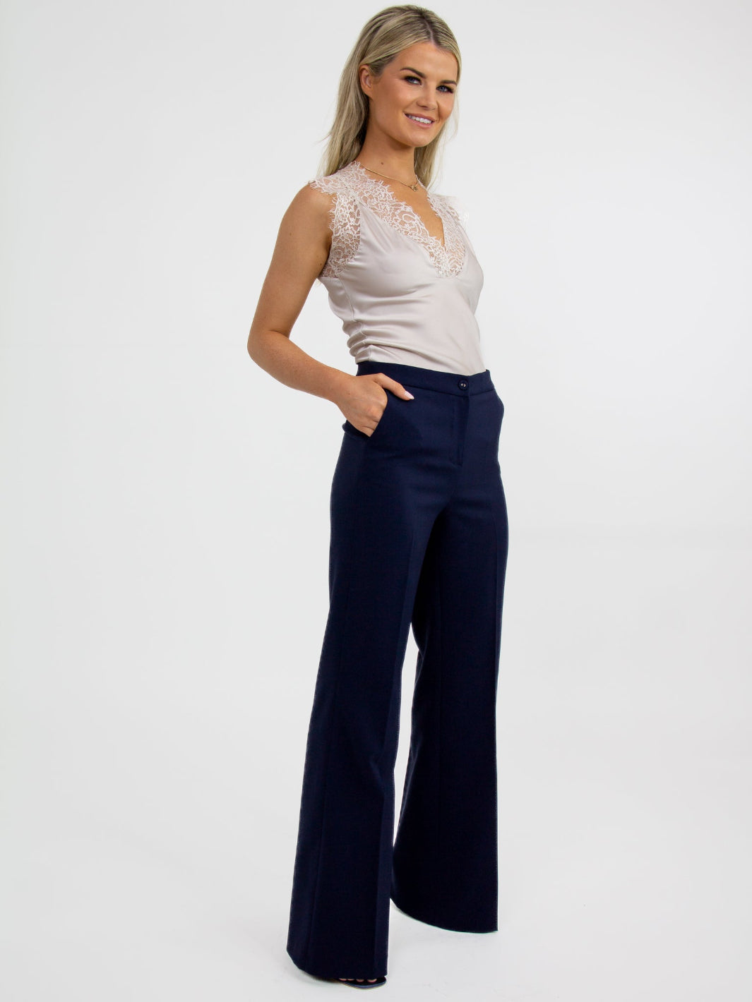 Kate & Pippa Palermo Trousers In Navy-Kate & Pippa Autumn/Winter Ladies Clothing