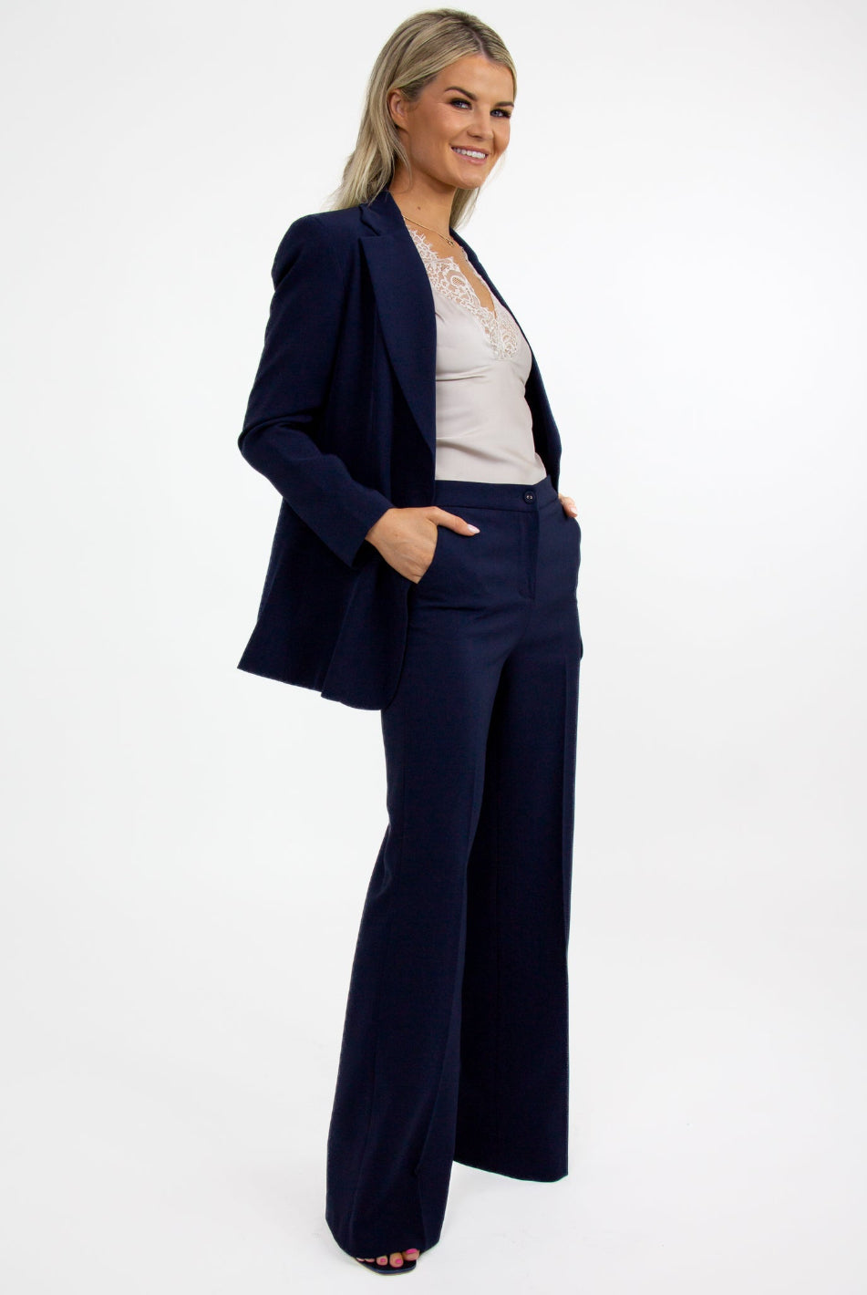 Kate & Pippa Palermo Trousers In Navy-Kate & Pippa Autumn/Winter Ladies Clothing