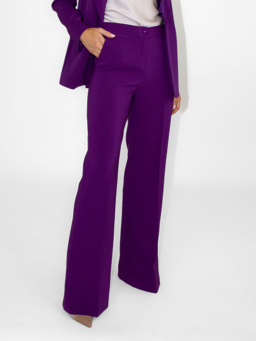 Kate & Pippa Palermo Trousers In Purple-Kate & Pippa Autumn/Winter Ladies Clothing