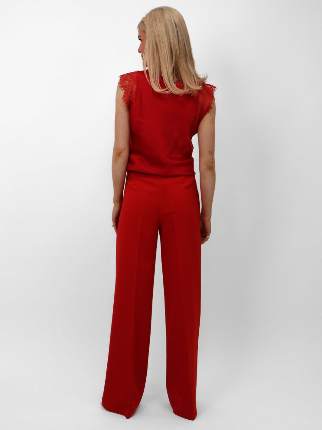 Kate & Pippa Palermo Trousers In Red-Kate & Pippa Autumn/Winter Ladies Clothing