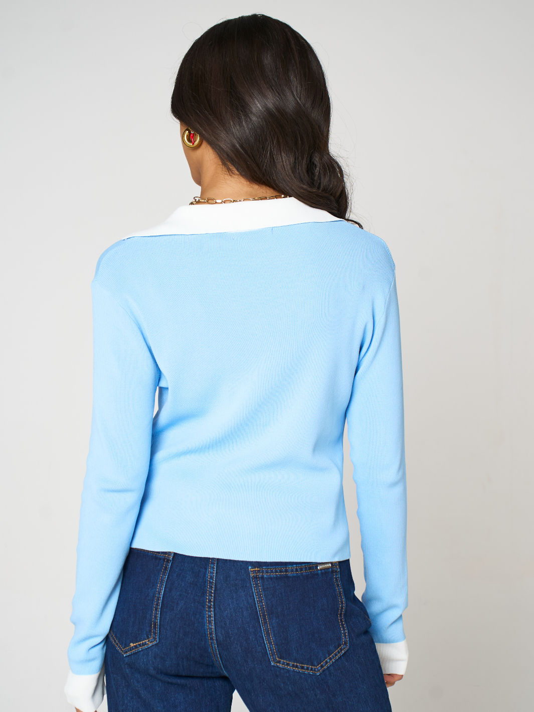 Kate & Pippa Raya Cardigan In Blue-Kate & Pippa