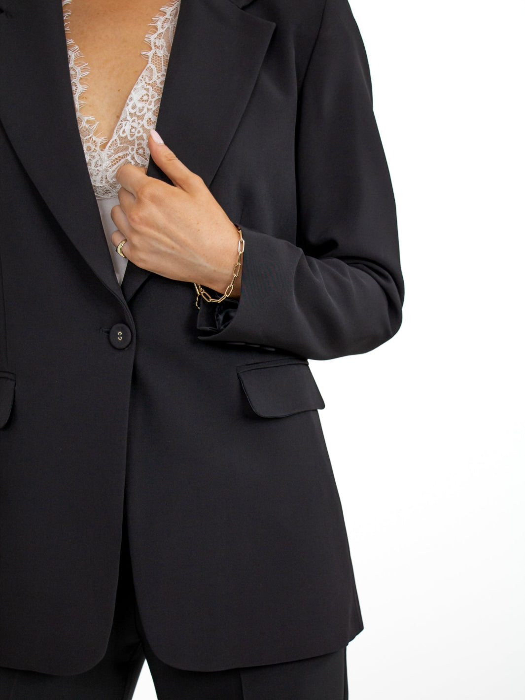 Kate & Pippa Sassari Blazer In Black-Kate & Pippa Autumn/Winter Ladies Clothing