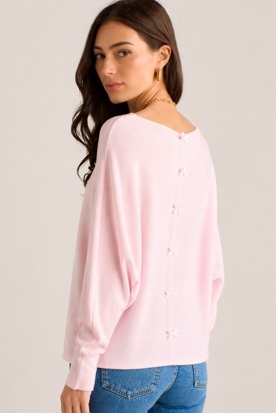 Kate & Pippa Venice Knit in Pastel Pink-Kate & Pippa