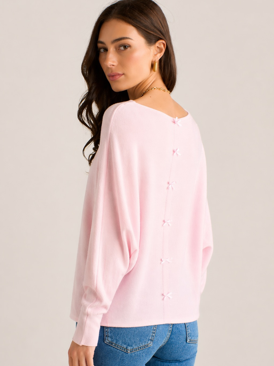 Kate & Pippa Venice Knit in Pastel Pink-Kate & Pippa