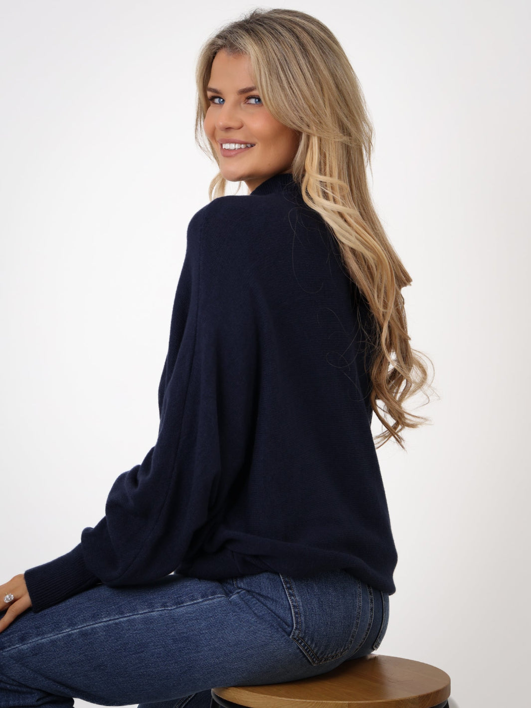 Kate & Pippa Verona Knit Jumper In Navy-Kate & Pippa Autumn/Winter Ladies Clothing