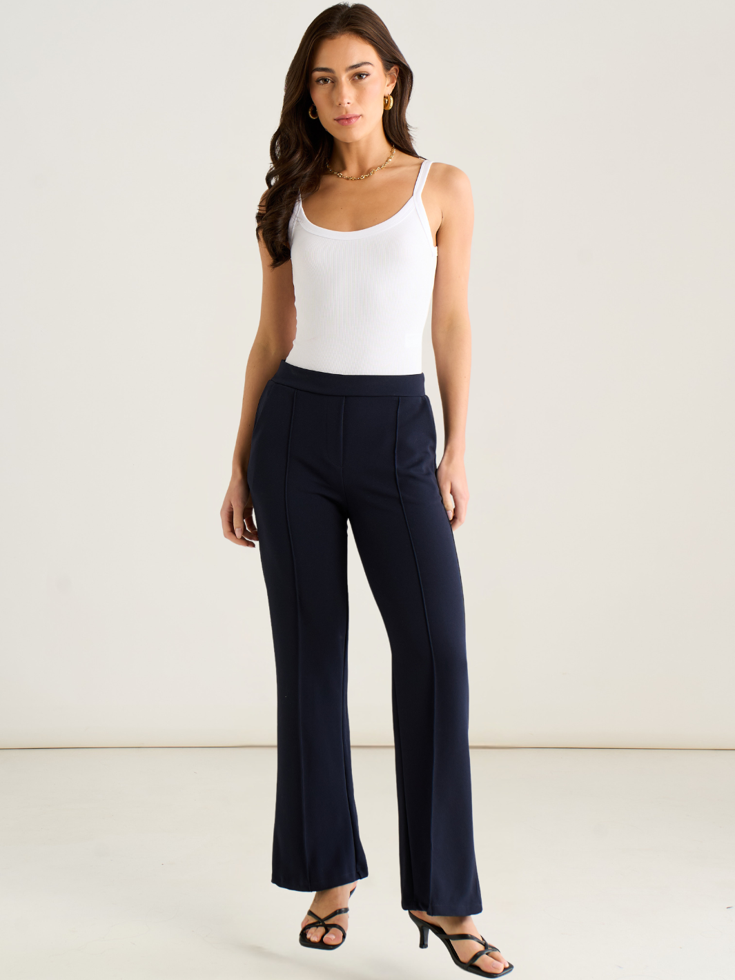Kate & Pippa Yale Trousers In Midnight Navy-Kate & Pippa