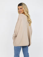 Kate & Pippa Roma Knit Jumper In Sand-Kate & Pippa