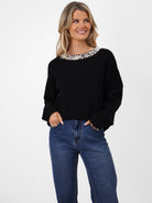 Kate & Pippa Annabelle Knit Jumper In Black-Kate & Pippa Autumn/Winter Ladies Clothing