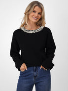 Kate & Pippa Annabelle Knit Jumper In Black-Kate & Pippa Autumn/Winter Ladies Clothing