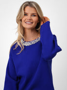 Kate & Pippa Annabelle Knit Jumper In Royal Blue-Kate & Pippa Autumn/Winter Ladies Clothing