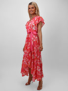 Kate & Pippa Ballerina Dress In Pink / Orange-Kate & Pippa