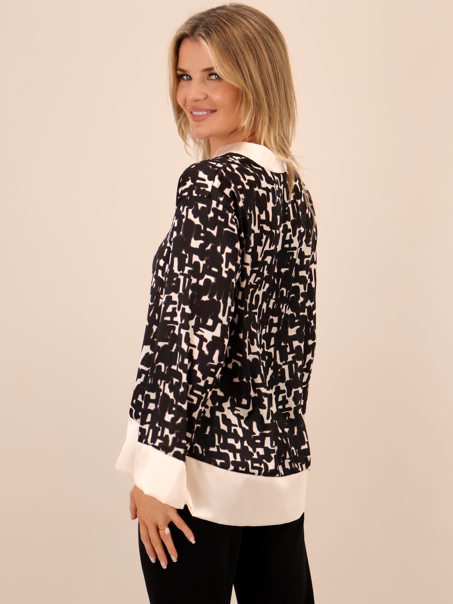 Kate & Pippa Barca Top In Black-Kate & Pippa