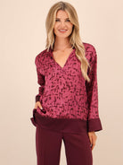 Kate & Pippa Barca Top In Pink-Kate & Pippa