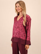Kate & Pippa Barca Top In Pink-Kate & Pippa