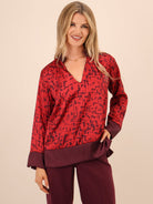 Kate & Pippa Barca Top In Red-Kate & Pippa