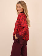 Kate & Pippa Barca Top In Red-Kate & Pippa