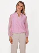 Kate & Pippa Bella Band Top In Light Pink-Kate & Pippa