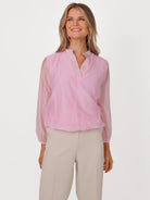 Kate & Pippa Bella Band Top In Light Pink-Kate & Pippa