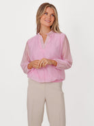 Kate & Pippa Bella Band Top In Light Pink-Kate & Pippa