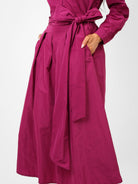 Kate & Pippa Blair Taffeta Skirt In Magenta-Kate & Pippa Autumn/Winter Ladies Clothing