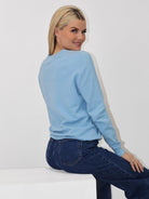 Kate & Pippa Carly Cardigan In Blue-Kate & Pippa