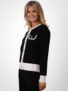 Kate & Pippa Coco Knit In Black / White-Kate & Pippa Autumn/Winter Ladies Clothing