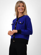 Kate & Pippa Coco Knit In Royal Blue / Black-Kate & Pippa Autumn/Winter Ladies Clothing