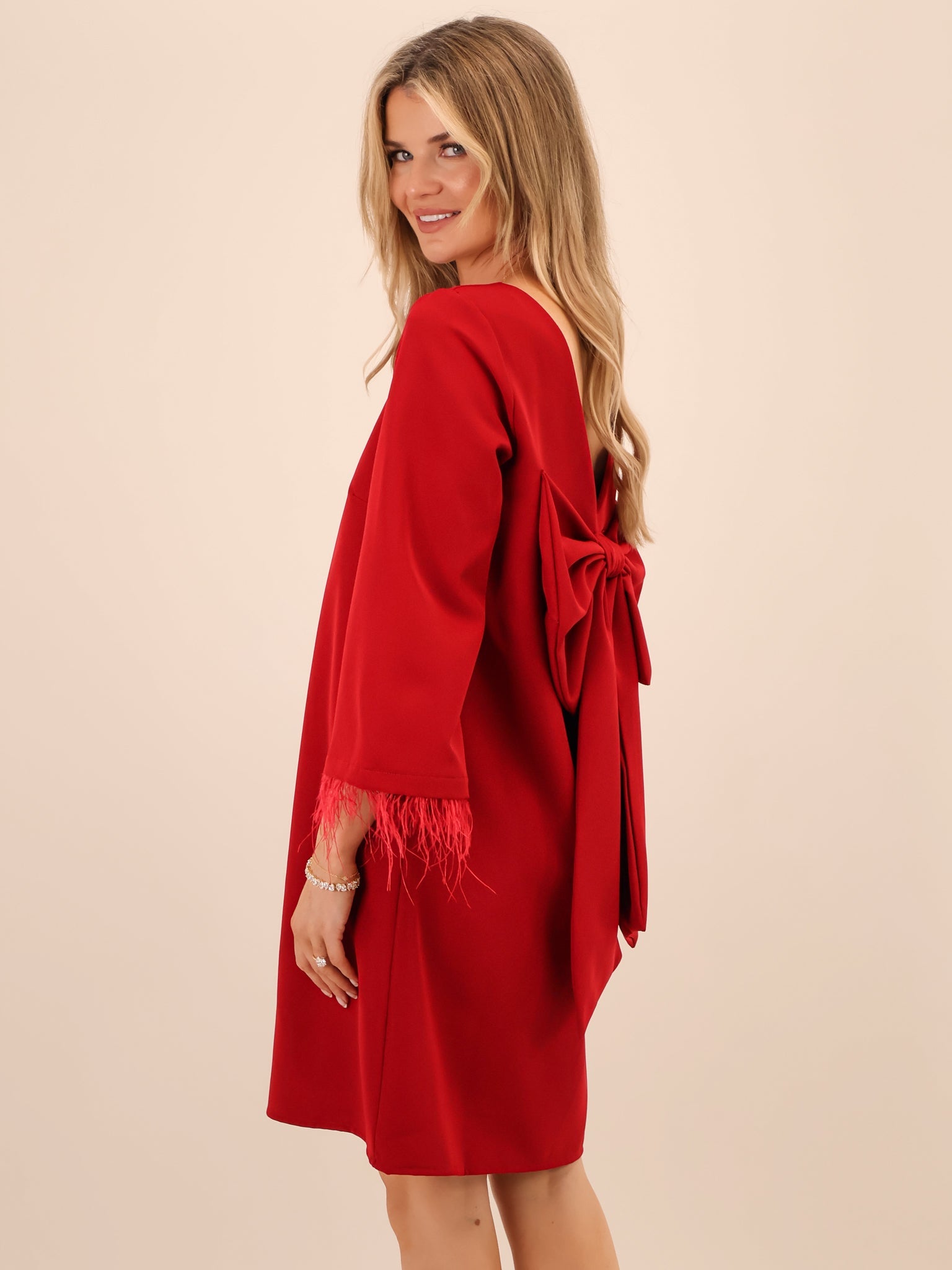 Kate & Pippa Dakota Mini Dress In Berry-Kate & Pippa