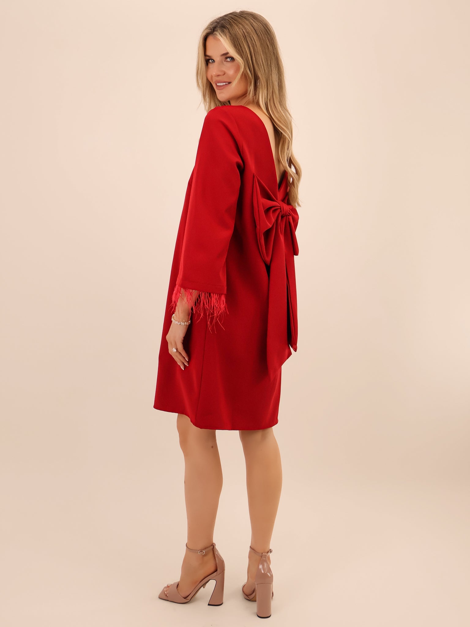 Kate & Pippa Dakota Mini Dress In Berry-Kate & Pippa