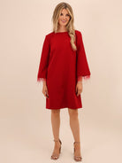 Kate & Pippa Dakota Mini Dress In Berry-Kate & Pippa