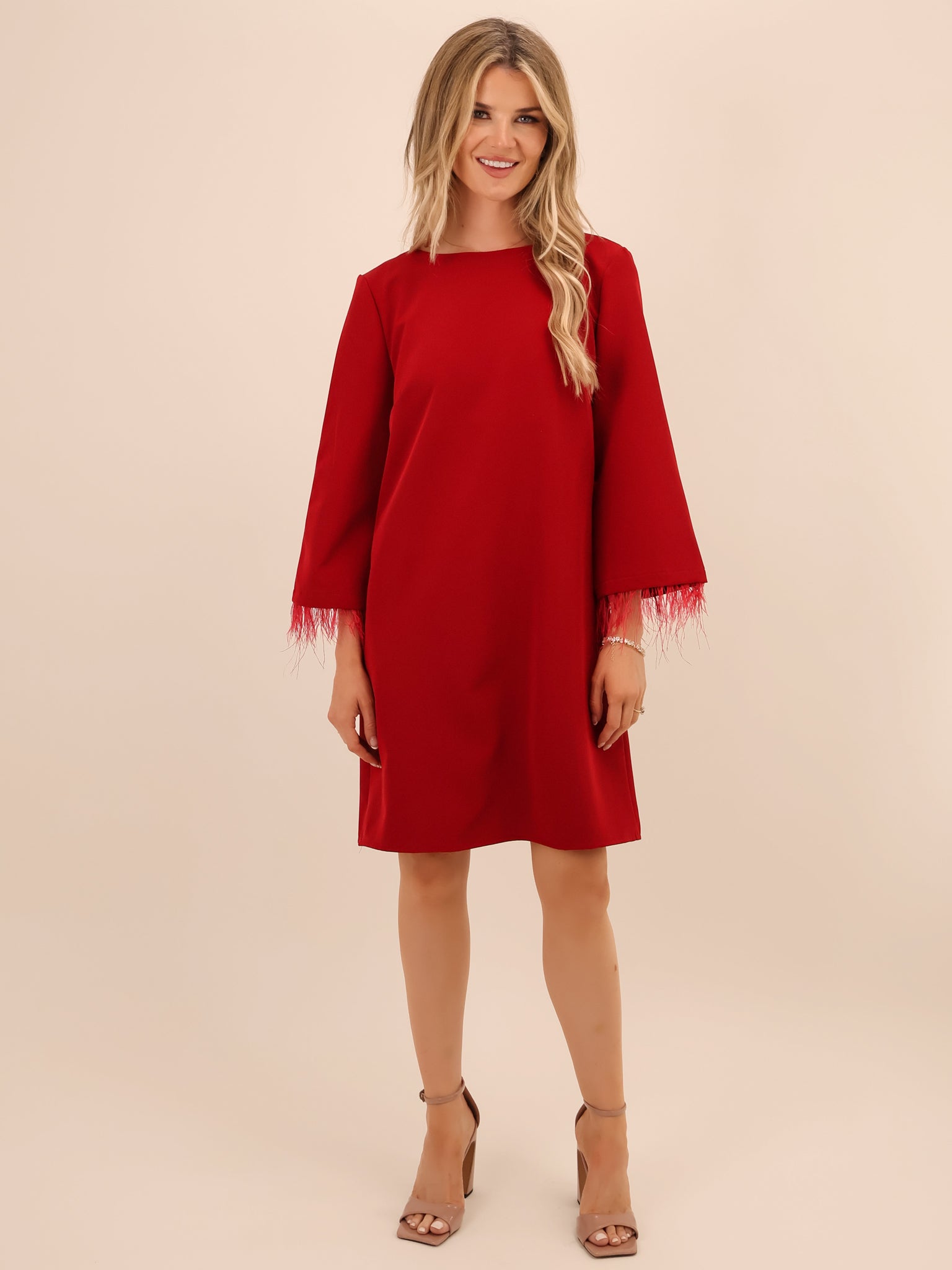 Kate & Pippa Dakota Mini Dress In Berry-Kate & Pippa