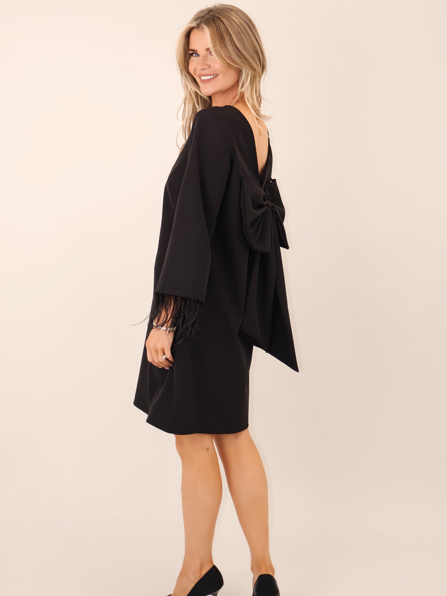 Kate & Pippa Dakota Mini Dress In Black-Kate & Pippa
