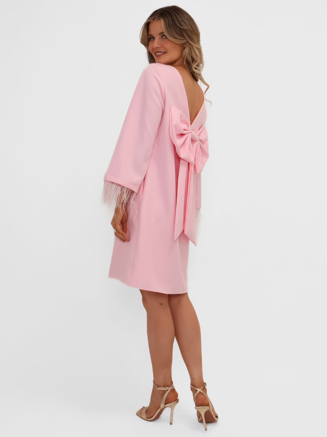 Kate & Pippa Dakota Mini Shift Dress In Pink-Kate & Pippa