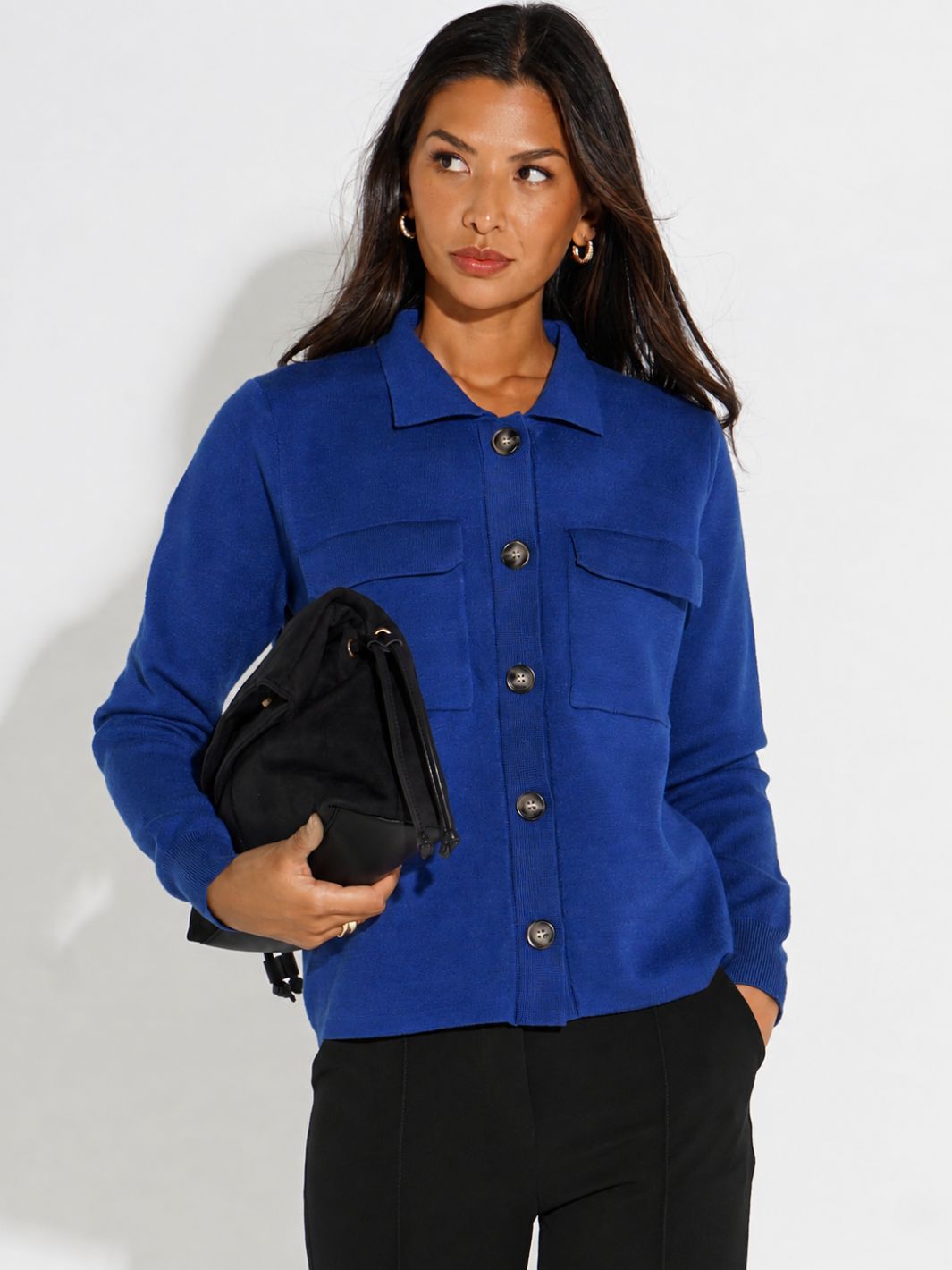 Kate & Pippa Dani Cardigan In Blue-Kate & Pippa