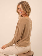 Kate & Pippa Elba Pearl Knit In Beige-Kate & Pippa