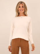 Kate & Pippa Elba Pearl Knit In Cream-Kate & Pippa