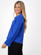 Kate & Pippa Emily Cardigan In Royal Blue-Kate & Pippa Autumn/Winter Ladies Clothing