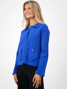 Kate & Pippa Emily Cardigan In Royal Blue-Kate & Pippa Autumn/Winter Ladies Clothing