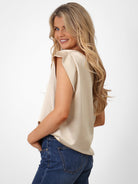 Kate & Pippa Freya Top In Champagne-Kate & Pippa Autumn/Winter Ladies Clothing